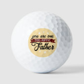 Balles De Golf Funny Tee-riffic Fête des pères (Recto)