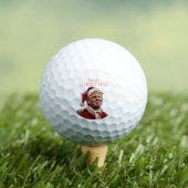 Balles De Golf Funny Trump Santa Claus Carte de Noël (T-shirt Insitu)