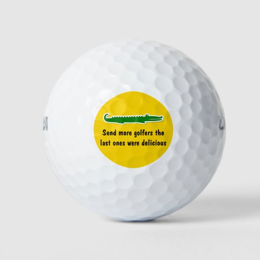 Balles De Golf Funny Wild Gator (Devant)