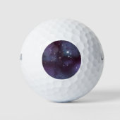 Balles De Golf Galaxie mystique de Violet Dusty (Devant)