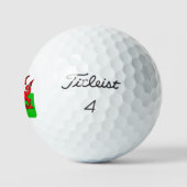 Balles De Golf Gallois Drapeau Balls de golf (Logo)