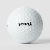 Balles De Golf Garçons appelés Frank, (Recto)
