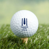 Balles De Golf Garde bleu noeud papillon (T-shirt Insitu)