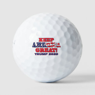 Balles De Golf Garder l'Amérique grand Trump 2020