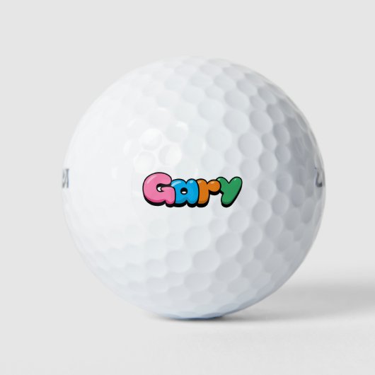 Balles De Golf Gary (Devant)