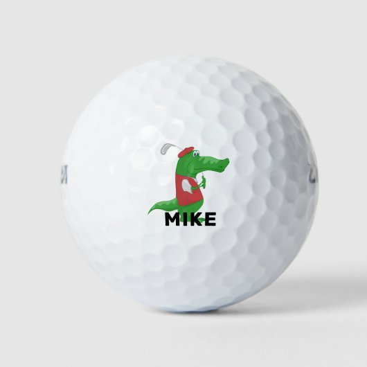 Balles De Golf Gator Golfer (Devant)