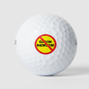 Balles De Golf Gavin Newsom Anti
