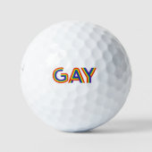 BALLES DE GOLF GAY (Devant)