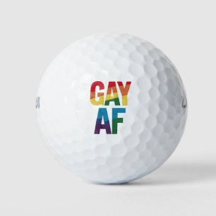Balles De Golf Gay AF LGBT Pride Gay Gift Pride Mois