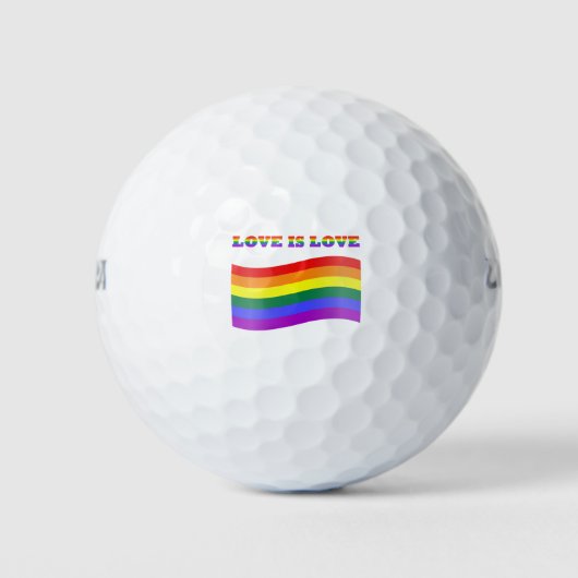 Balles De Golf Gay Pride (Devant)