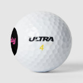 Balles De Golf Gay pride LGBT Ours Rose Gay Daddy (Logo)