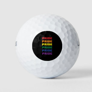 Balles De Golf GAY PRIDE LGBTQ personnalisable Texte répété