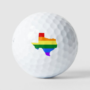 Balles De Golf Gay pride  Texas Rainbow