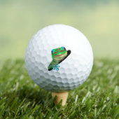 Balles De Golf Gecko dans un trou (T-shirt Insitu)