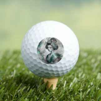 Balles De Golf Geisha en Vert Série #2