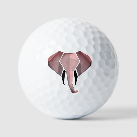 Balles De Golf Géométrie Tête d'éléphant (Recto)