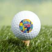 Balles De Golf Géométrique créative : couverture Vintage Abstrait (T-shirt Insitu)
