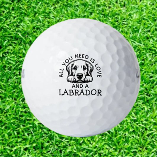 Balles De Golf Gift for Labrador Lovers