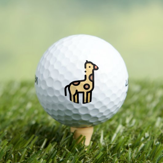 Balles De Golf Giraffe (T-shirt Insitu)