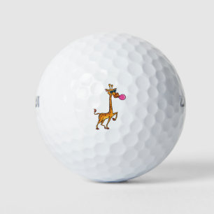 Balles De Golf Giraffe soufflant bulle gomme Bubblegum
