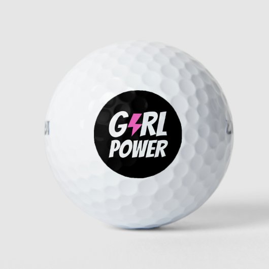 Balles De Golf Girl Power (Devant)