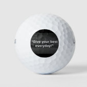 Balles De Golf Give Your Best Everyday (Devant)