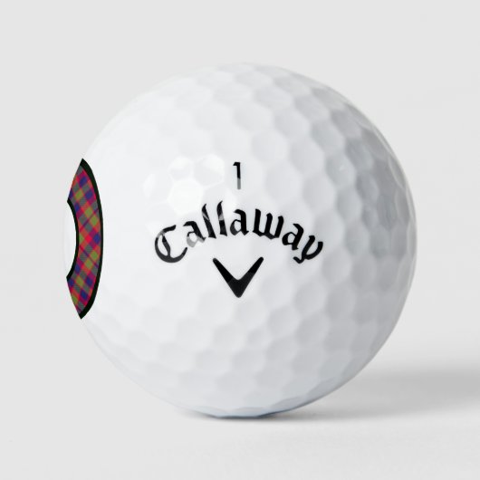Balles De Golf Glasgow Tartan Clan Plaid Golf Balls (Logo)