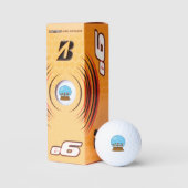 Balles De Golf Globe des neiges avec trois Chouettes Gnomes (Emballage)