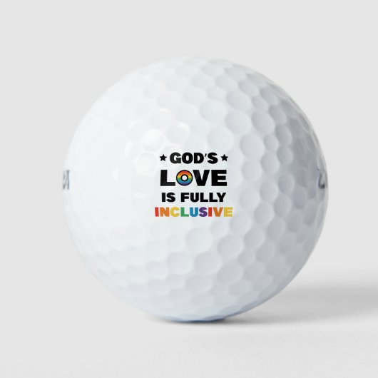 Balles De Golf God's Love Is (Devant)