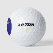 Balles De Golf Gold and Blue Custom Graduation  (Logo)