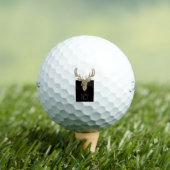 Balles De Golf Gold Deer Head (T-shirt Insitu)