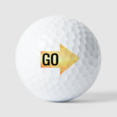 Balles De Golf Gold Impact Arrow (Recto)