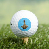 Balles De Golf Gold Thor Hammer bleu Srixon Boules de golf souple (T-shirt Insitu)
