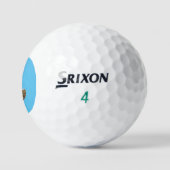 Balles De Golf Gold Thor Hammer bleu Srixon Boules de golf souple (Logo)