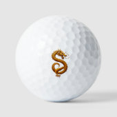 Balles De Golf Golden Dragon (Recto)