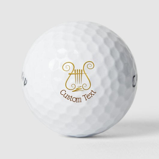 Balles De Golf Golden lyre (Devant)