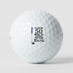 Balles De Golf Golf 50e Anniversaire Par tee trente party pour go