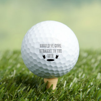 Balles De Golf Golf Ball 19th Trou Golfer Cadeau Amusant