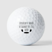 Balles De Golf Golf Ball 19th Trou Golfer Cadeau Amusant (Recto)
