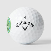 Balles De Golf Golf Ball avec le nom Monogram Green (Logo)