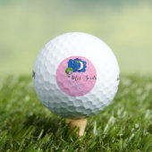 Balles De Golf Golf Ball Moon Rose Floral (T-shirt Insitu)