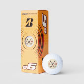 Balles De Golf Golf Balls avec ses initiales (Emballage)