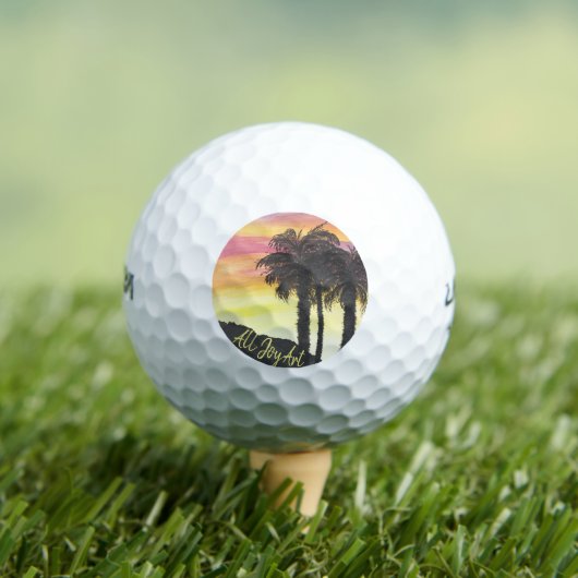 Balles De Golf Golf Balls - "Desert Dream" par All Joy Art (T-shirt Insitu)
