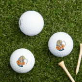 Balles De Golf Golf Balls Dinosaur (Herbe in situ)