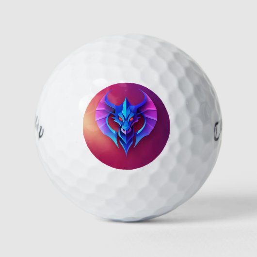 Balles De Golf Golf Balls Neon Wyrm Emblem (Devant)