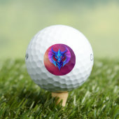 Balles De Golf Golf Balls Neon Wyrm Emblem (T-shirt Insitu)