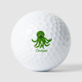 Balles De Golf Golf Balls Octopus Design (Recto)