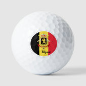Balles De Golf Golf Belgique & Drapeau Belge / Golf Ball (Recto)