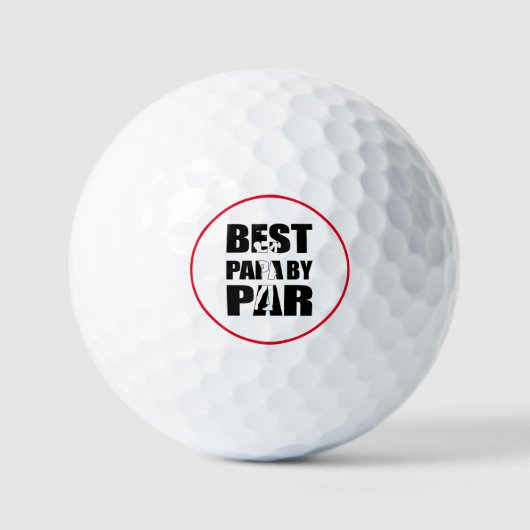 Balles De Golf Golf best Papa par Par (Recto)