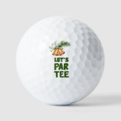 Balles De Golf Golf Christmas Let Par tee pour Golfer (Recto)